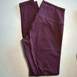 Lululemon wunder train pant 25”